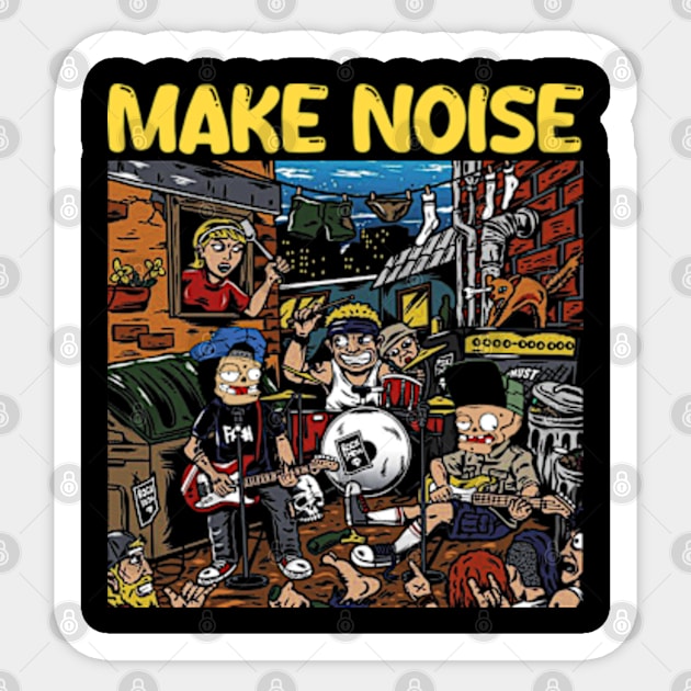 make noise Sticker by antonimus